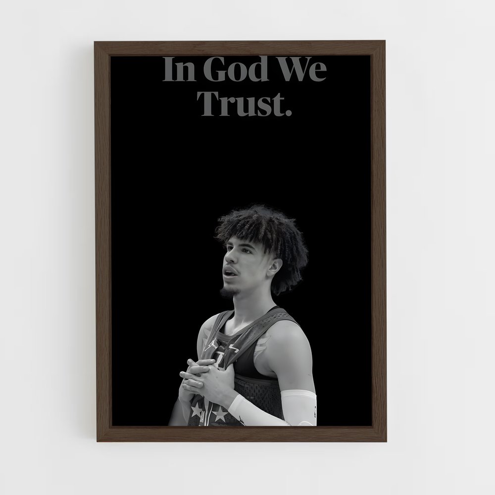 Poster Trust & Shadows – affiche Basketball (vue 5)